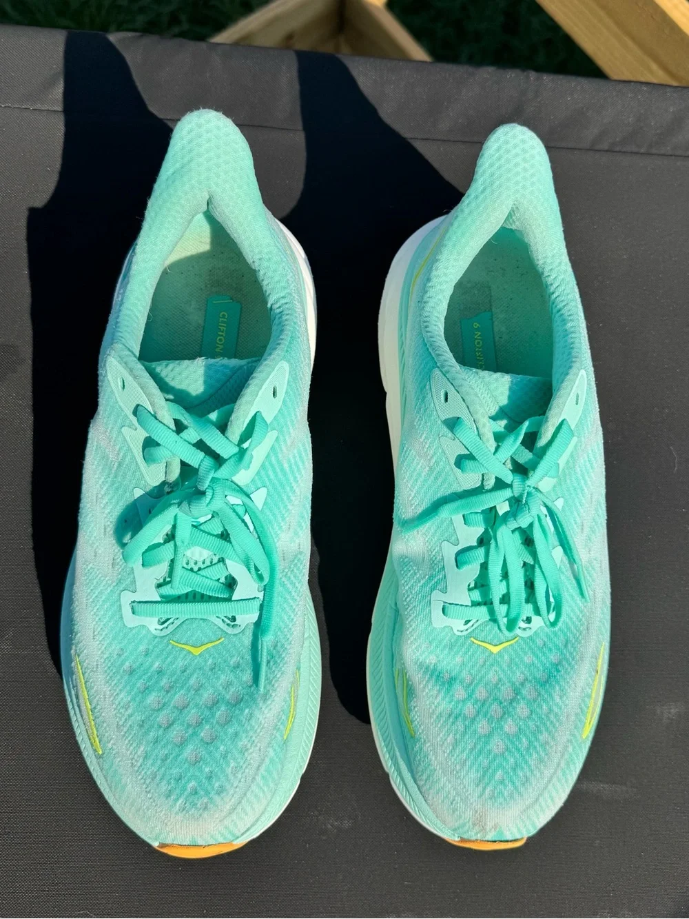 Hoka Women's Clifton 9 Seafoam/Aqua Breeze